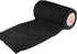 Vet Wrap Tape (Black) (2 Pack) (4 Inch x 15 feet) Self Adhesive Cohesive Flex Self Stick Bandage Roll