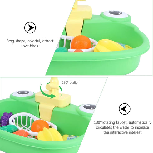 1 Set Bird Bath Tub Bird Bath Basin Bird Bathing Tubs Pet Shower Tub Pet Bathing Supplies Bird Shower Tub Pet Bird