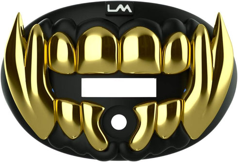 Loudmouth Football Mouth Guard - 3D Chrome Beast Mouthpiece for Adult & Youth Ages 5+