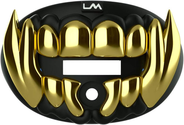 Loudmouth Football Mouth Guard - 3D Chrome Beast Mouthpiece for Adult & Youth Ages 5+