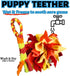 3-in-1 Chelsy's Toys Enrichment Tube for Puppies - Tug Toy, Treat Dispenser & Snuffle Ball | Tug of War | Interactive