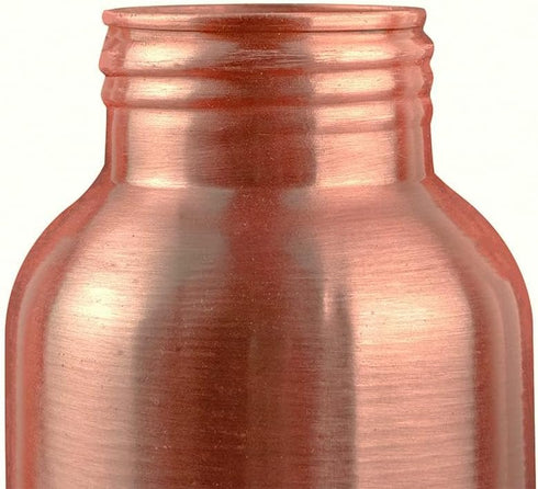 Torque Pure Copper Water Bottle (32 OZ/1 Liter), Heavy Duty Leak-Proof Authentic Ayurvedic Copper Bottle