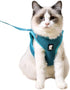 HEYWEAN Cat Harness and Leash, Ultra Light Escape Proof Kitten Collar Walking Jacket, Soft and Comfortable