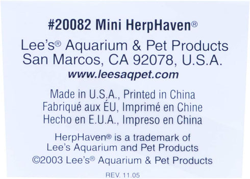 Lees Aquarium Herphaven Rectangle Reptile Carrier