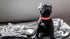 Spiked Dog Collar Leash Set, Leather Strap with Mushroom Rivet Spiky Studded Collars for Small to Large Dogs