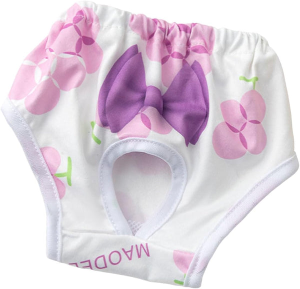 ZHORCIN Dog Diaper Breathable Dress Female Pants Panties Shorts Reusable Doggies Period Diaper