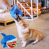 Squeaky Plush Dog Toy - Funny Stuffed Rope Toy for Small Medium Dogs, Cute Teething Chew Toy for Interactive Training