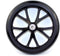 L-faster 8 Inch Scooter PU Wheel with Bearings, Kids Kickscooter Replacement Wheel, Solid Wheel