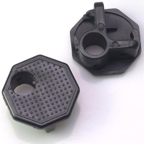 4 14 MM FDXGYH Pcs Camping Chair Replacement Feet with Screws Repair Feet for Folding Chair Stool ( Black)