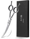 6" Hair Cutting Scissors, Professional Curved Grooming Scissors for Small Dogs, Cats & Hairstyle Barber Haircut Shears