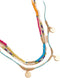 COLLAR DE VARIAS PIEZAS MULTICOLOR HIPPIE VERANO PRIMAVERA