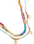 COLLAR DE VARIAS PIEZAS MULTICOLOR HIPPIE VERANO PRIMAVERA