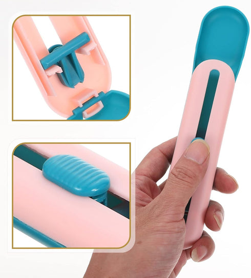 Ipetboom Dog Bowls - Pet Feeder Cat Strip Squeeze Spoon for Wet Cat Treats, Feeding Watering Supplies, Blue Dog Bowl