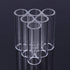 NEXAVKPR 3 6 Aquarium Decor Clear Acrylic Tube Cave House for Shrimp Cichlid Hiding Rest Spawning Tubes Tubes Heater