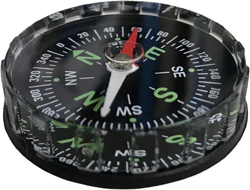 ZHIZHOUNEY Waterproof Clear Cover Mini Sighting Compass Navigation Compass - Lightweight, Compact, Outdoor Enthusiasts
