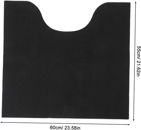 6pcs U-Shaped Toilet Training Pad Washable Potty Training Mats Funny Bathroom Rug Pee Pads for Men Toilet Bowl Mat Easy