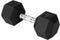 Yes4All Chrome Grip Encased Hex Dumbbells, Anti-Slip Hand Weights 5-50 LBS