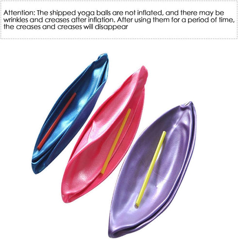 Generic 15CM Small Pilates Ball, Small Yoga Ball for Pregnancy Women, Anti Slip Inflatable Yoga Exercise Balls