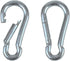 Heavy Duty Stainless Steel Carabiner Spring Snap Clip Link Hooks, 200-500lb Load, 2, 6 & 12 Packs