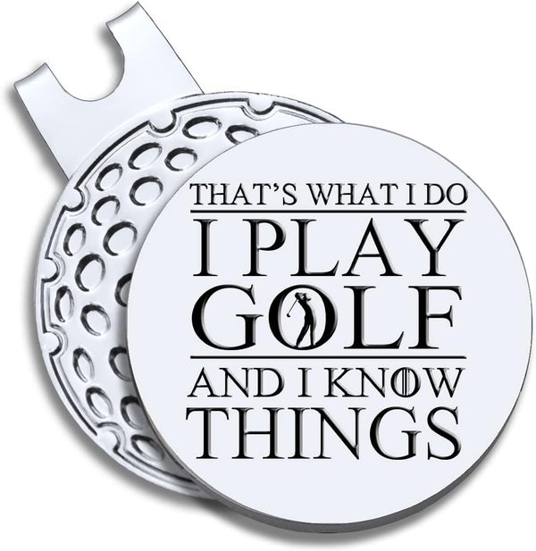 I Do Play Golf Ball Marker - Magnetic Hat Clip, Funny Gift for Men & Women