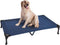 Veehoo Cooling Elevated Dog Bed - Portable Raised Cot with Washable Breathable Mesh, No-Slip Feet, X Large, Indoor &
