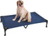 Veehoo Cooling Elevated Dog Bed - Portable Raised Cot with Washable Breathable Mesh, No-Slip Feet, X Large, Indoor &