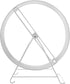 DOITOOL Silent Hamster Running Wheel Exercise with Bracket, 32cm White Iron Squirrel