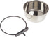 ProSelect Stainless Steel Coop Cups, 16-Ounce, Versatile for Pet and Animal Cages, Silver