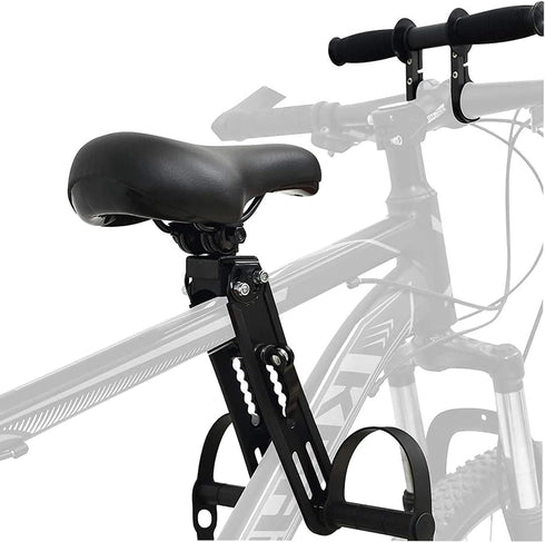 shouldbuy Kids Bike Seat Replacement with Handlebar,Detachable Front Mounted Child Bicycle Seat with