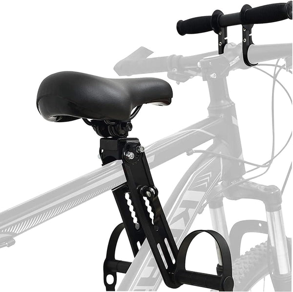 shouldbuy Kids Bike Seat Replacement with Handlebar,Detachable Front Mounted Child Bicycle Seat with