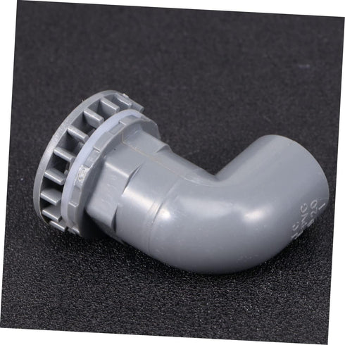 2pcs Aquarium Return Fitting Kit, Drain Connector for Fish Tank Water Supply Tube Drainage Part PVC Connector