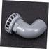 2pcs Aquarium Return Fitting Kit, Drain Connector for Fish Tank Water Supply Tube Drainage Part PVC Connector