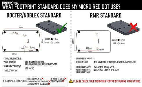 Piggyback Red Dot Ring Mount for Rifle Scopes