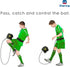 Soccer Kick Trainer Belt for Kids & Adults, Equipment for Soccer, Volleyball, Rugby, Kick Solo Juggling & Agility