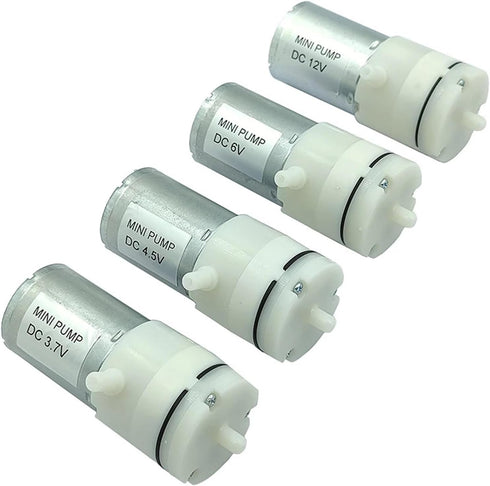 OLZFJAJE 3.7V 6V 12V 370 1Pcs Small Mini Motor Diaphragm Air Pump Vacuum Pump Negative Pressure Suction Pump DIY Breast