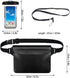 SITAKE 4 Pcs Waterproof Pouch Bags Set, 2 Waterproof Waist Pouch with Adjustable Waist Strap, 2 Waterproof Phone Cases