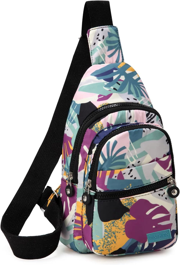 EVANCARY Small Sling Bag for Women Men, Sling Backpack Chest Daypack Crossbody