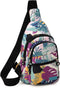 EVANCARY Small Sling Bag for Women Men, Sling Backpack Chest Daypack Crossbody