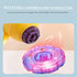 1 5 Flying Cat Toy for Indoor Kitten, Interactive Cat Fetch Toy with Light Up Spinning Tops, and Propellers, Flying dis