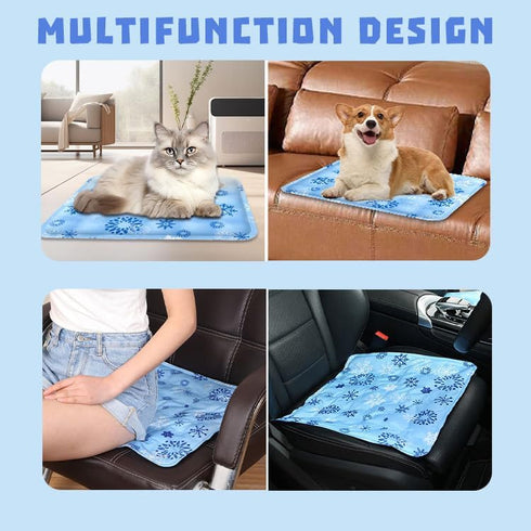 Dog Cooling Mat, Pet Cooling Pad for Dogs and Cats, Easy Washable Sleeping Mats for Indoor Outdoor Use