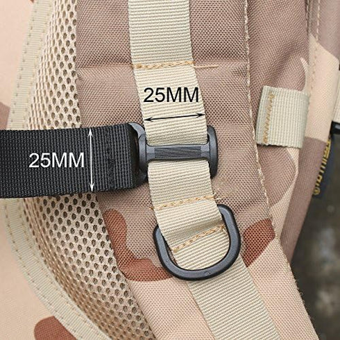 YYST Sternum Strap Backpack Chest Harness for 20MM or 25MM Webbing