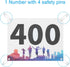 Durable Multicolor Running Bib Numbers for Race Events