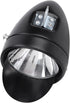 Vintage Bike Headlight, Bicycle Front Light for Night Riding, Lightweight LED Bike Light with Visor and Mounting