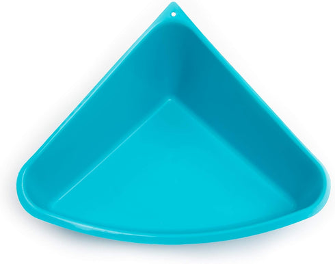 Lixit Corner Litter Pan for Ferrets, Rabbits, Rats, Guinea Pigs, Blue, Pack of 1