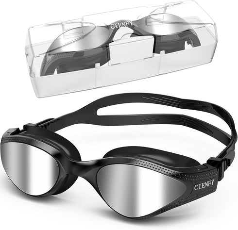 Unisex-Adult Polarized Swim Goggles, Anti-fog Leak-proof for Men Women