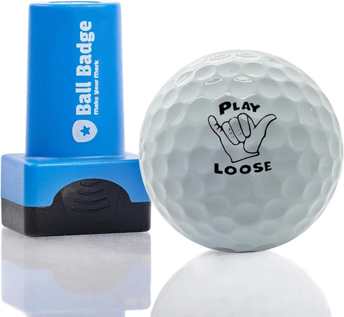 Ball Badge - Golf Ball Stamp (The Golf Series), Golf Ball Marker, Reusable Golf Ball Marking Tool to Identify Golf