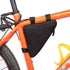 Tbest Bike Frame Storage Bag, Bicycle Pouch Bag for Top Tube Triangle Tool Bag (Black and Red)