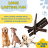CHARLEY & ME Premium Collagen Sticks for Dogs - 100% Natural Beef, Long Lasting Chew Sticks, Hip & Joint Support, 6