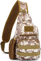 NuCamper Tactical Sling Bag Pack - Military Molle EDC Rover Shoulder Backpack for Men
