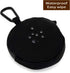 COOWONE Small Dog Treat Pouch, Waterproof Black Training Treat Bag for Portable Pet Snack Storage